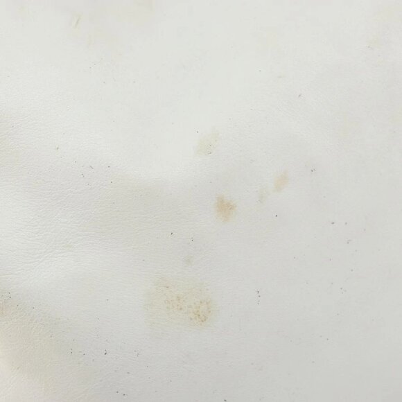 GUCCI Bamboo Hand Bag Leather 2way White Gold - Picture 10 of 15